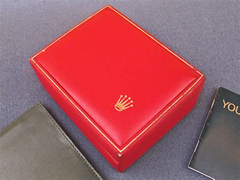 vintage rolex red box|vintage rolex boxes for sale.